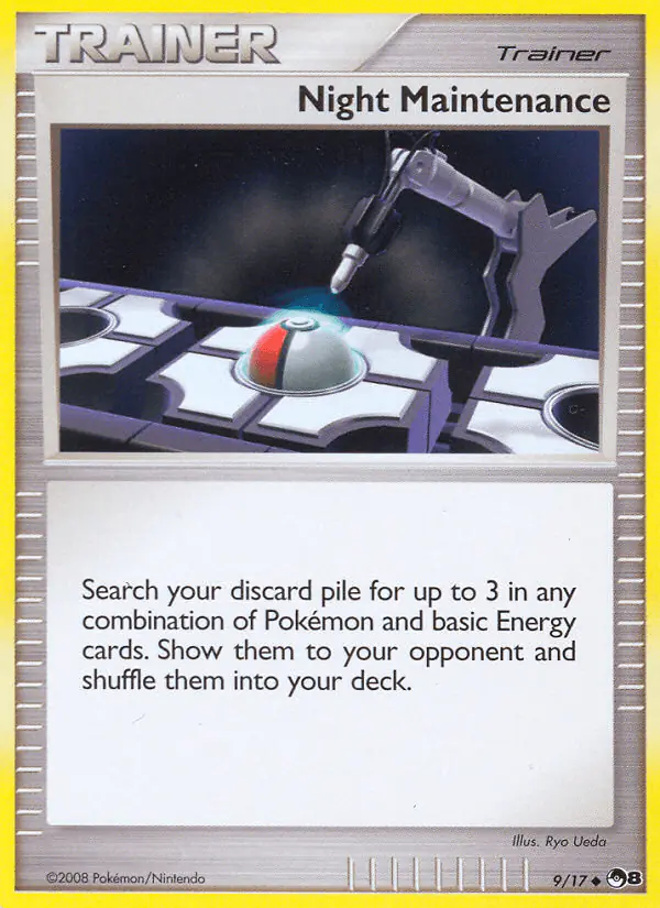 Carta Night Maintenance 9/17 de POP Series 8