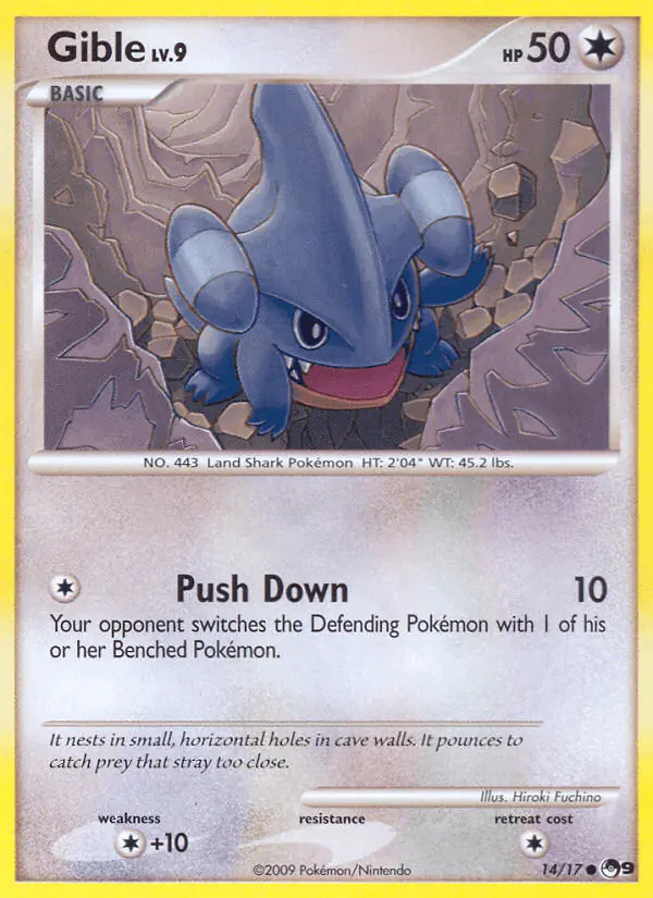 Carta Gible 14/17 de POP Series 9