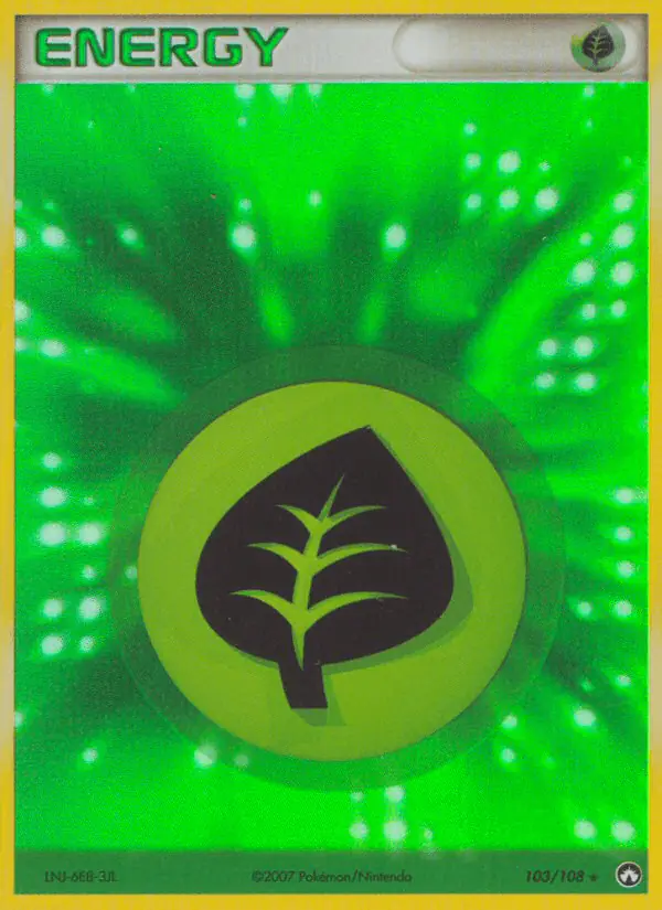Carta Grass Energy 103/108 de Power Keepers
