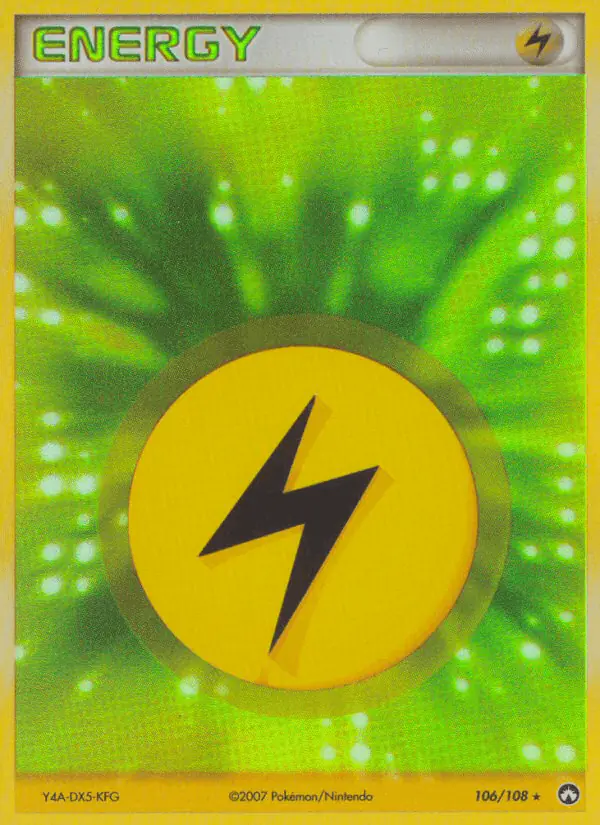 Carta Lightning Energy 106/108 de Power Keepers
