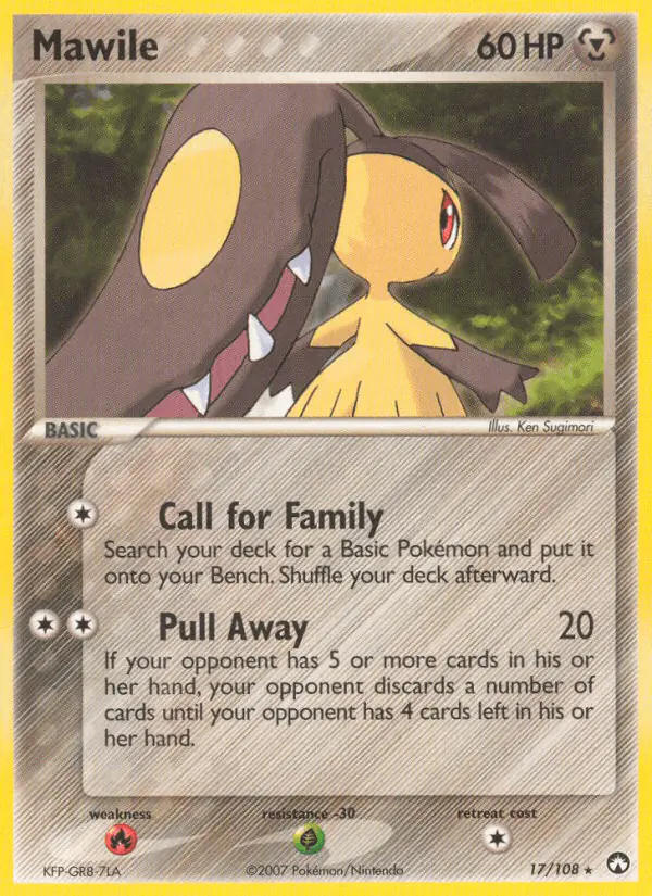 Carta Mawile 17/108 de Power Keepers
