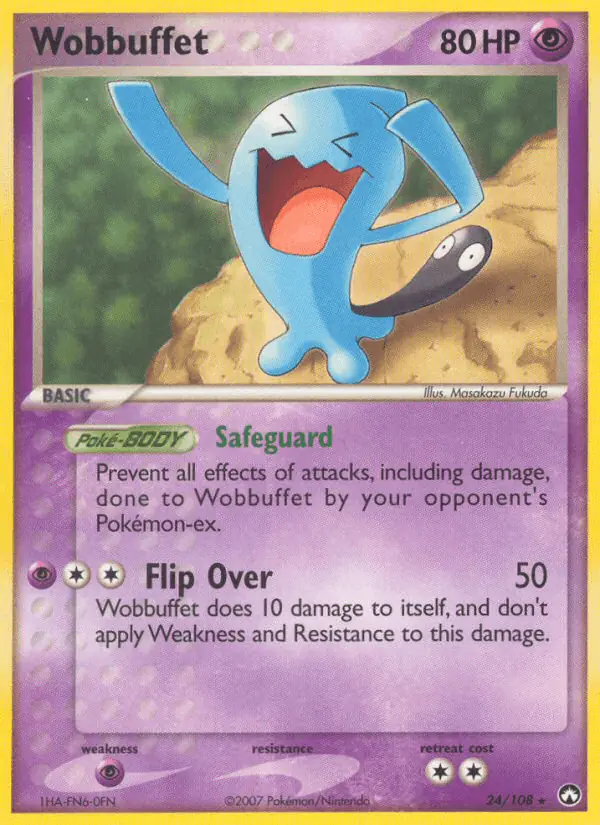 Carta Wobbuffet 24/108 de Power Keepers
