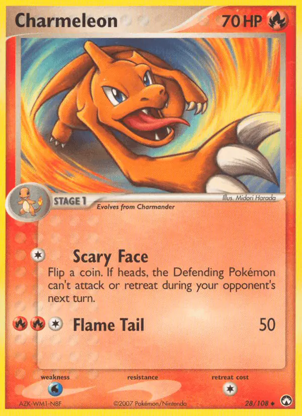 Carta Charmeleon 28/108 de Power Keepers