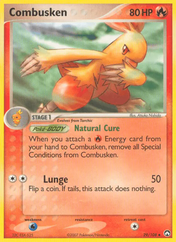 Carta Combusken 29/108 de Power Keepers