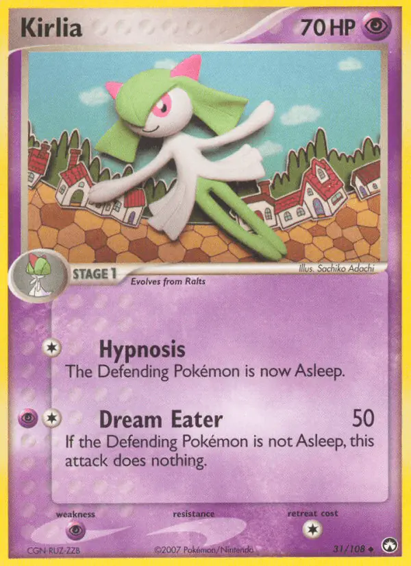 Carta Kirlia 31/108 de Power Keepers