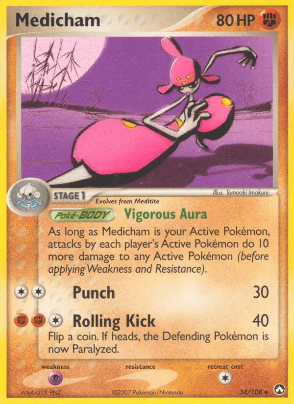 Carta Medicham 34/108 de Power Keepers
