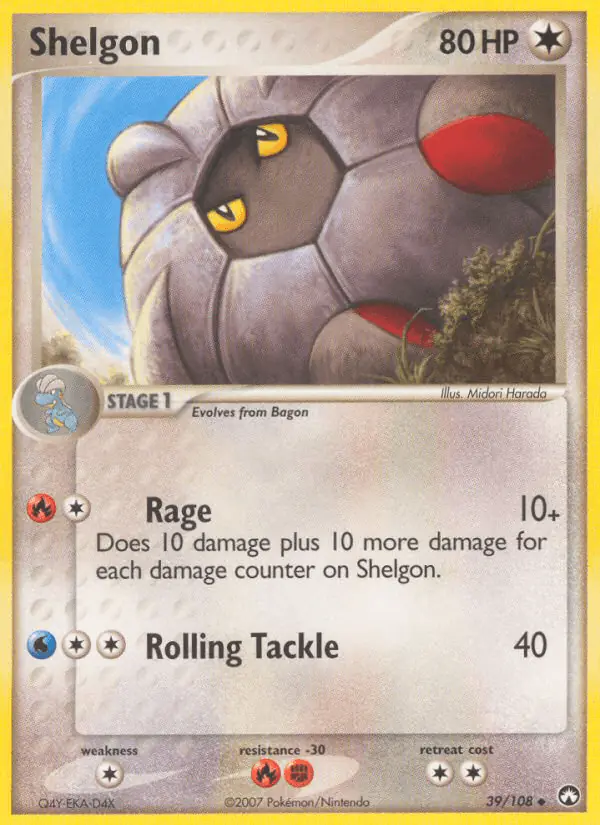 Carta Shelgon 39/108 de Power Keepers