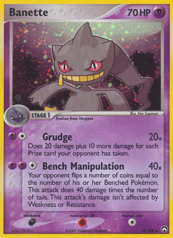 Carta Banette 4/108 de Power Keepers