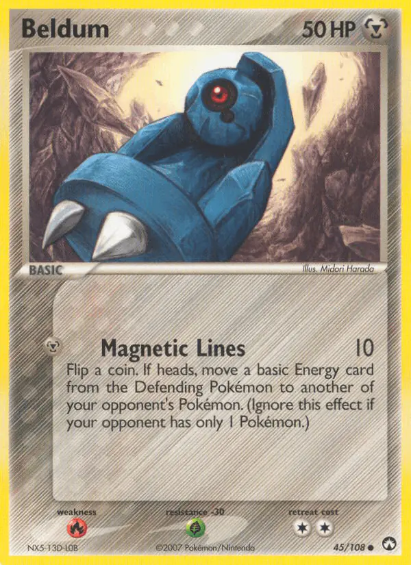 Carta Beldum 45/108 de Power Keepers