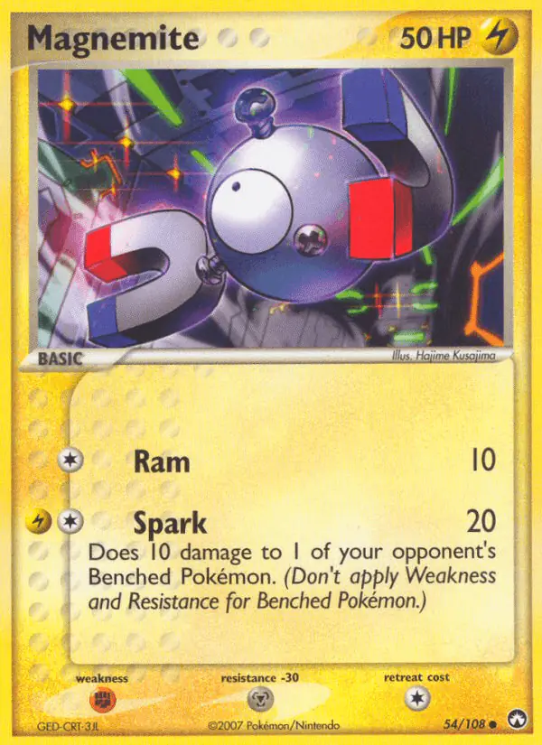 Carta Magnemite 54/108 de Power Keepers