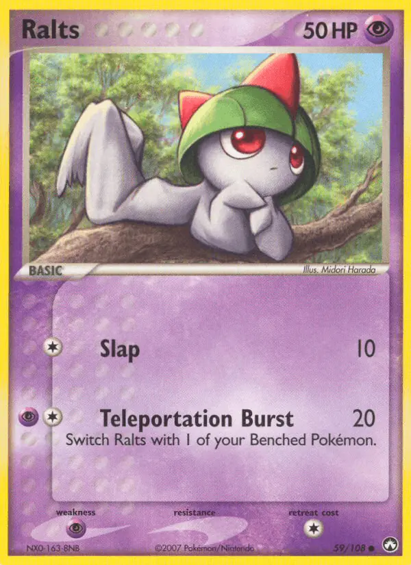Carta Ralts 59/108 de Power Keepers