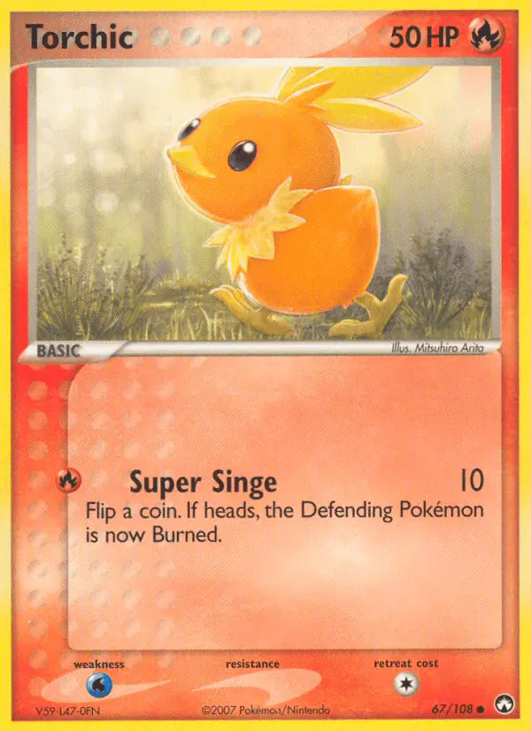 Carta Torchic 67/108 de Power Keepers