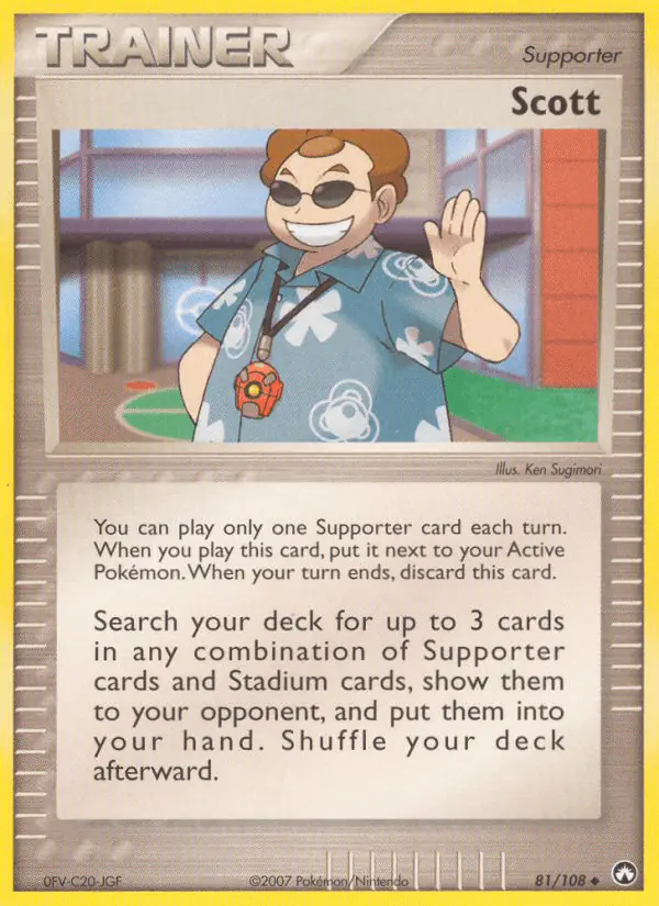 Carta Scott 81/108 de Power Keepers