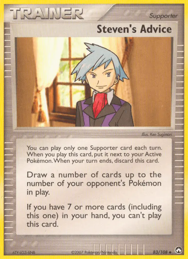 Carta Steven's Advice 83/108 de Power Keepers