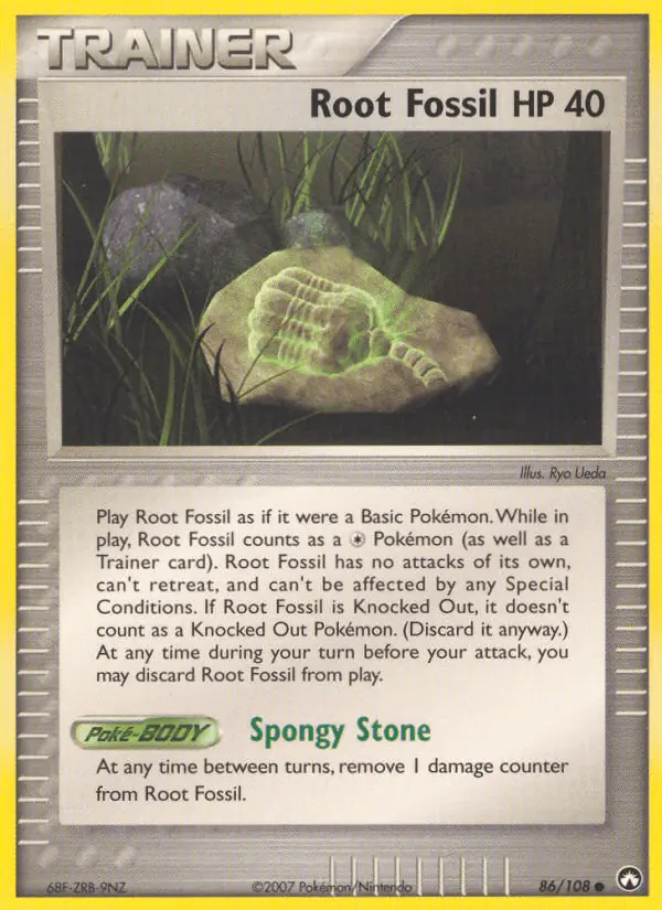 Carta Root Fossil 86/108 de Power Keepers