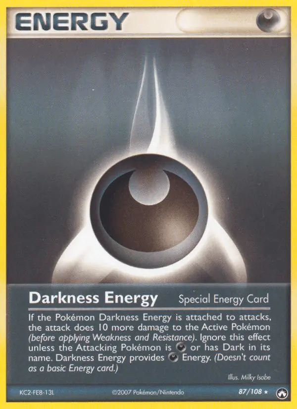 Carta Darkness Energy 87/108 de Power Keepers