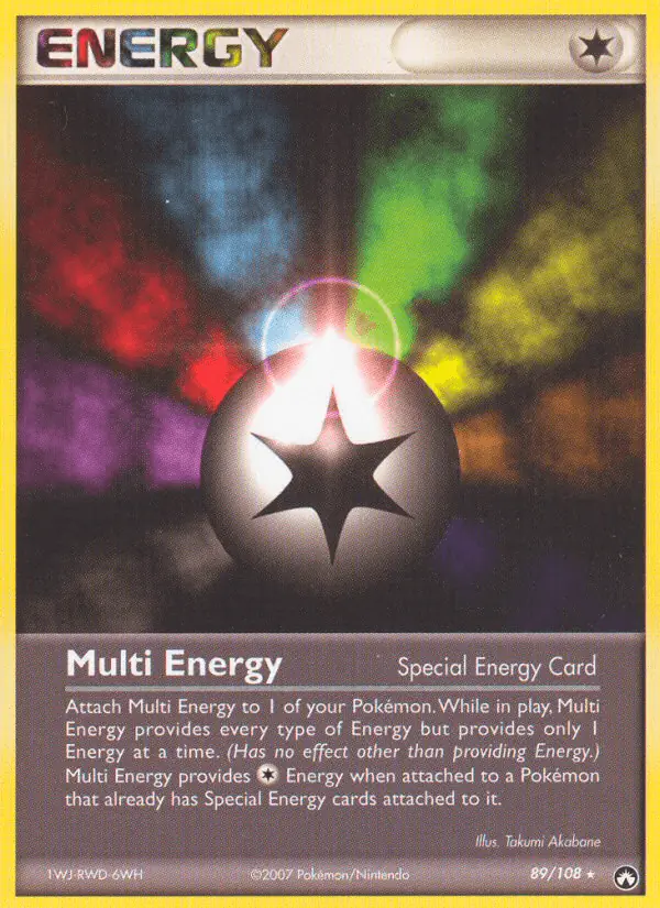 Carta Multi Energy 89/108 de Power Keepers