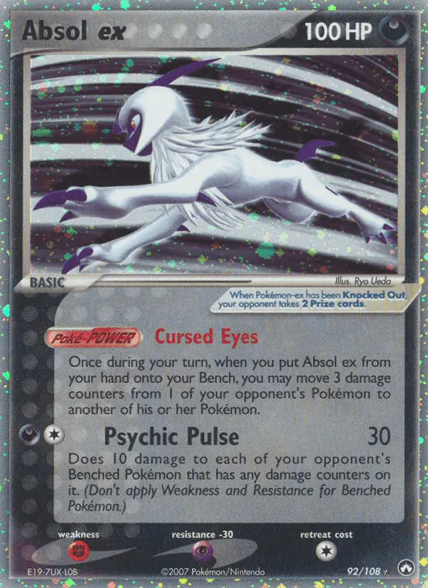 Carta Absol ex 92/108 de Power Keepers