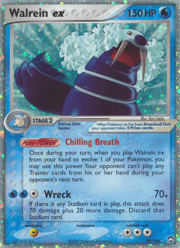 Carta Walrein ex 99/108 de Power Keepers