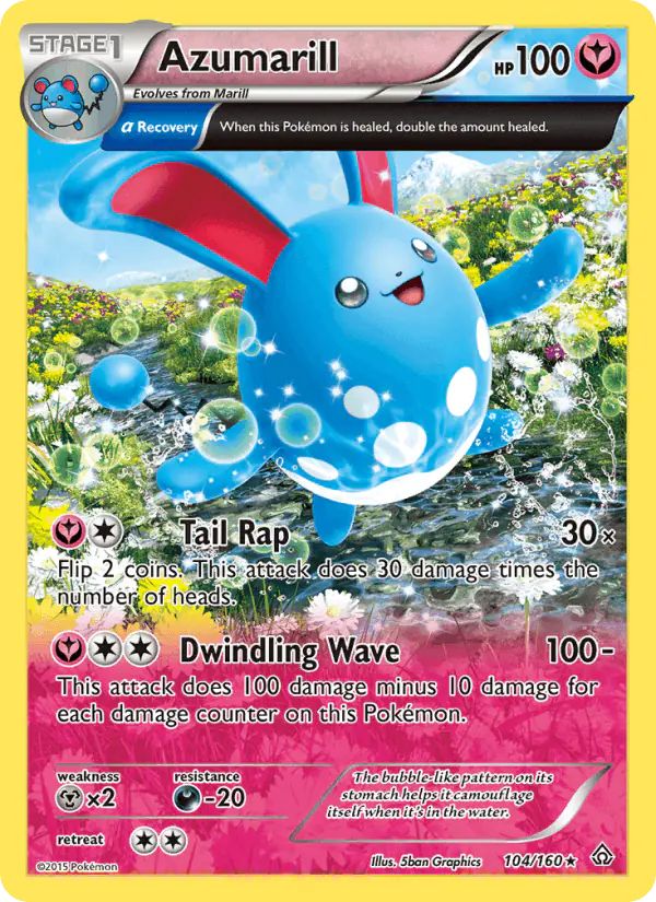 Carta Azumarill 104/160 de Primal Clash