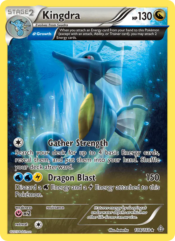 Carta Kingdra 108/160 de Primal Clash