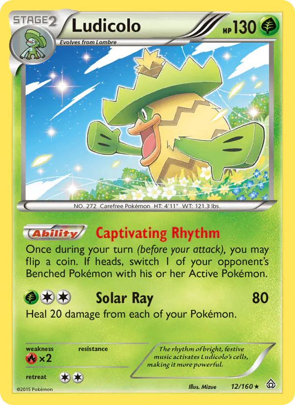 Carta Ludicolo 12/160 de Primal Clash