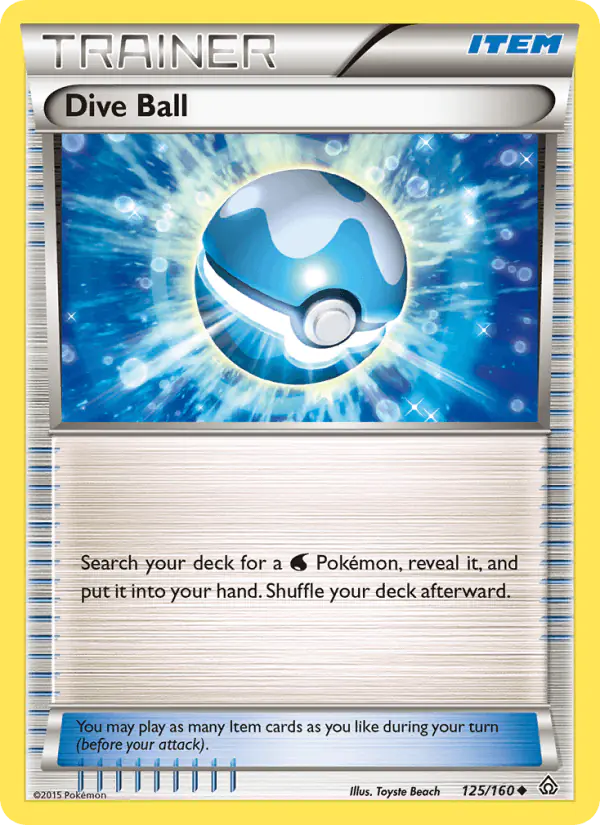 Carta Dive Ball 125/160 de Primal Clash