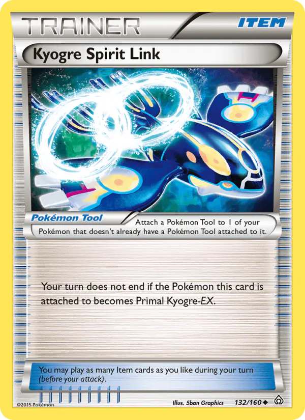 Carta Kyogre Spirit Link 132/160 de Primal Clash