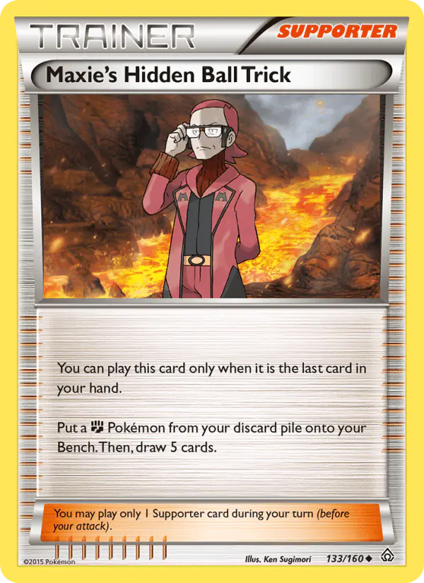 Carta Maxie's Hidden Ball Trick 133/160 de Primal Clash