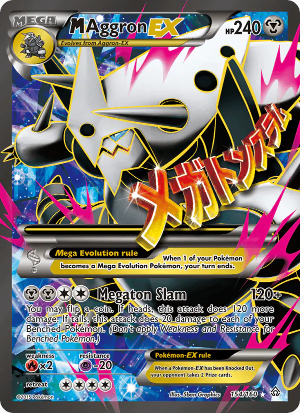 Carta M Aggron EX 154/160 de Primal Clash