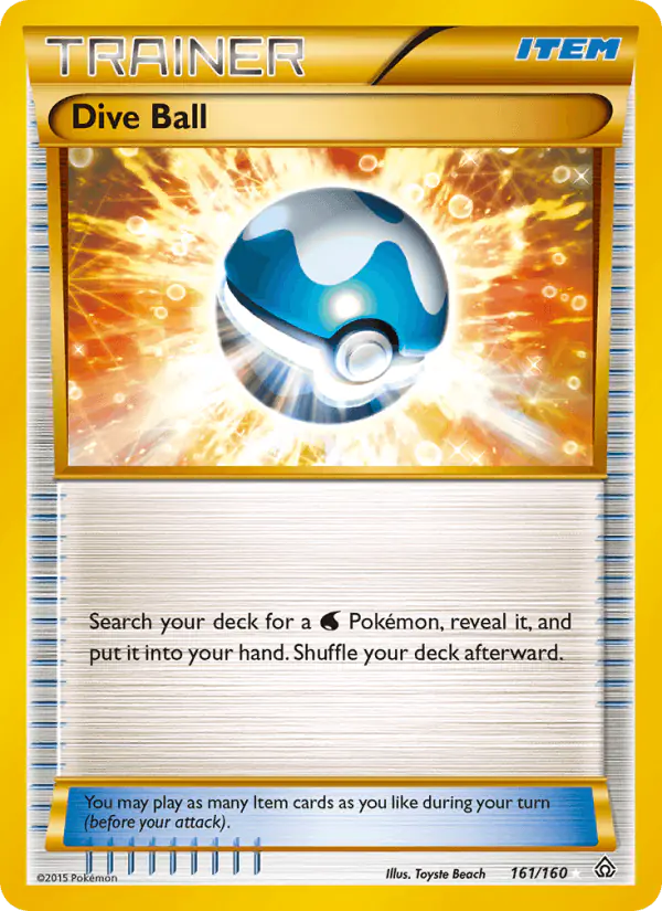 Carta Dive Ball 161/160 de Primal Clash