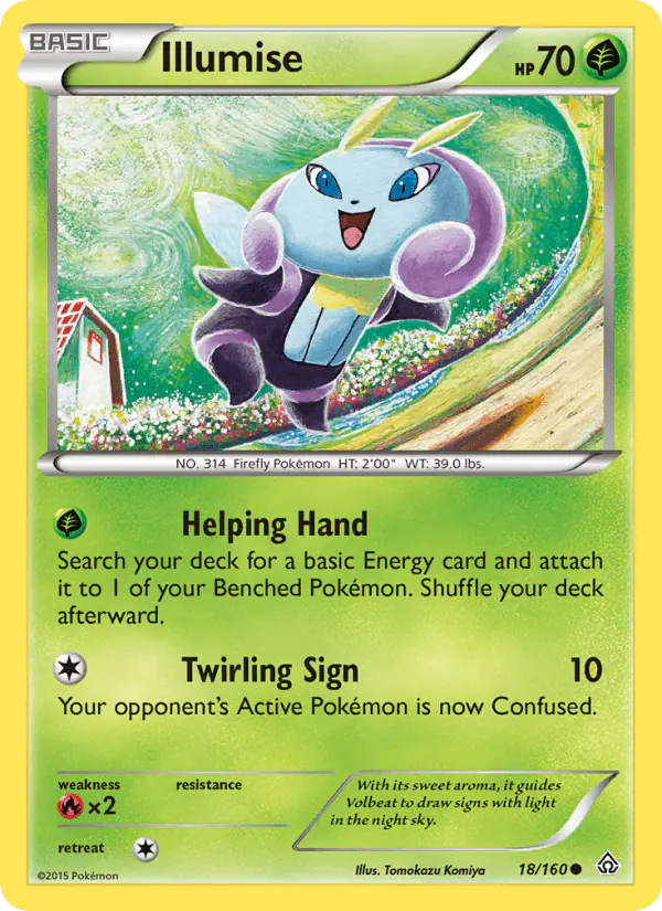 Carta Illumise 18/160 de Primal Clash