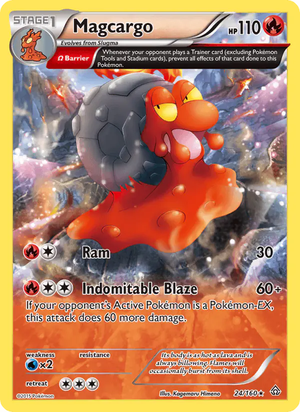 Carta Magcargo 24/160 de Primal Clash