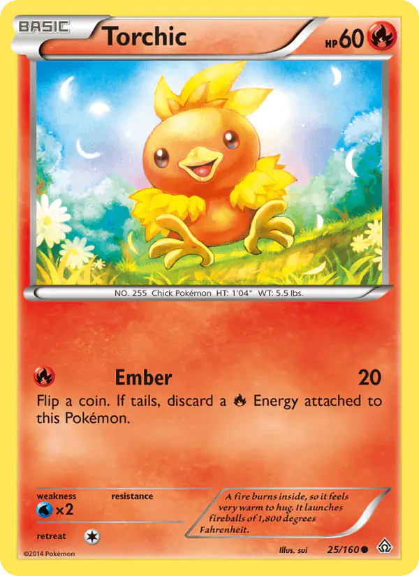 Carta Torchic 25/160 de Primal Clash