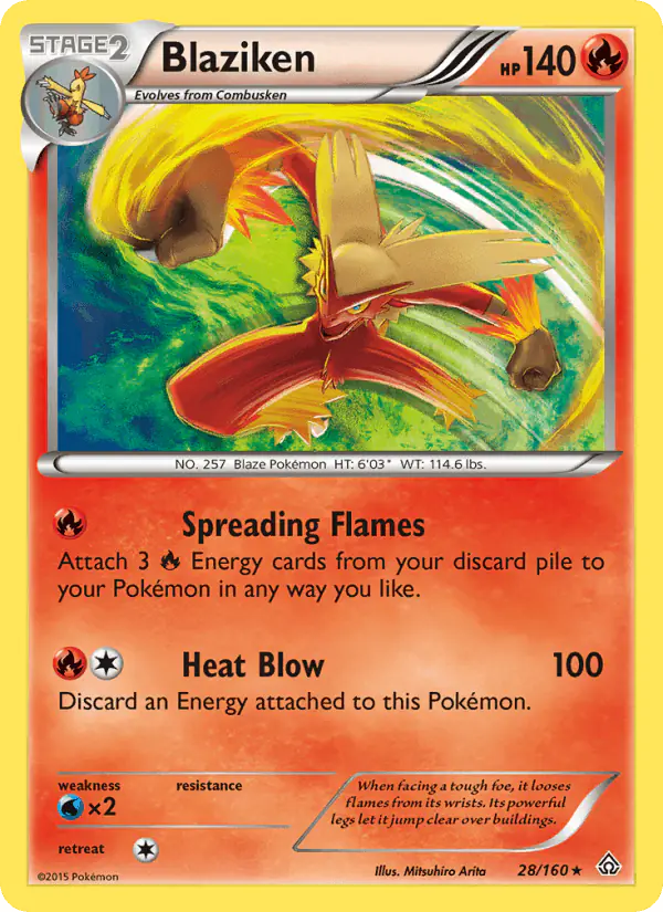 Carta Blaziken 28/160 de Primal Clash