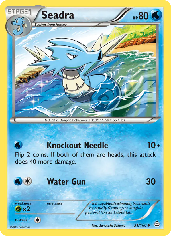 Carta Seadra 31/160 de Primal Clash