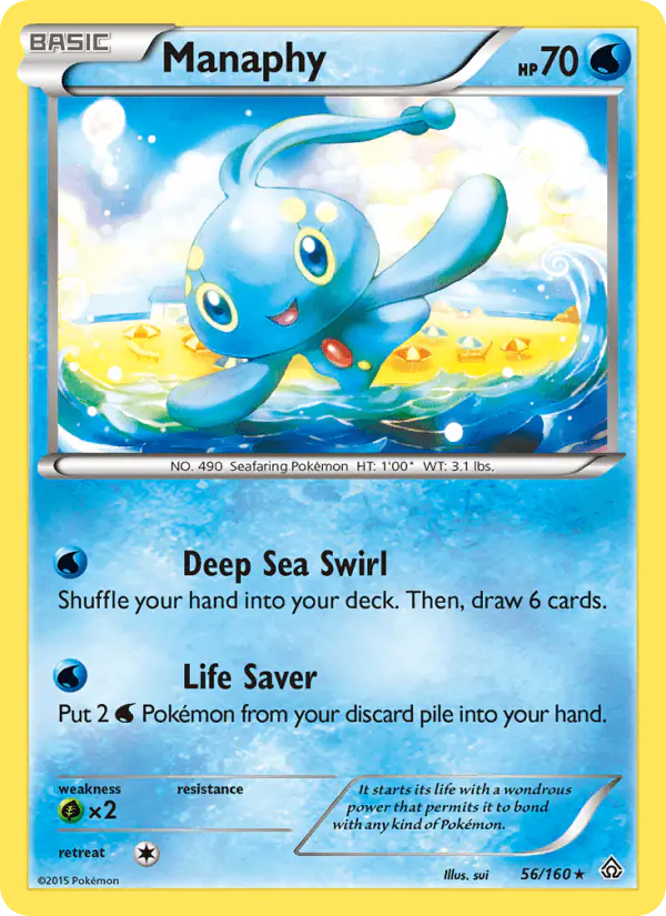 Carta Manaphy 56/160 de Primal Clash
