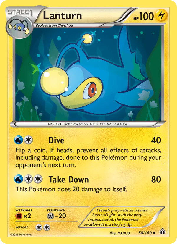 Carta Lanturn 58/160 de Primal Clash