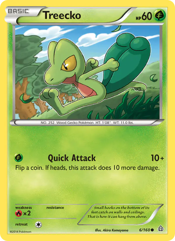 Carta Treecko 6/160 de Primal Clash