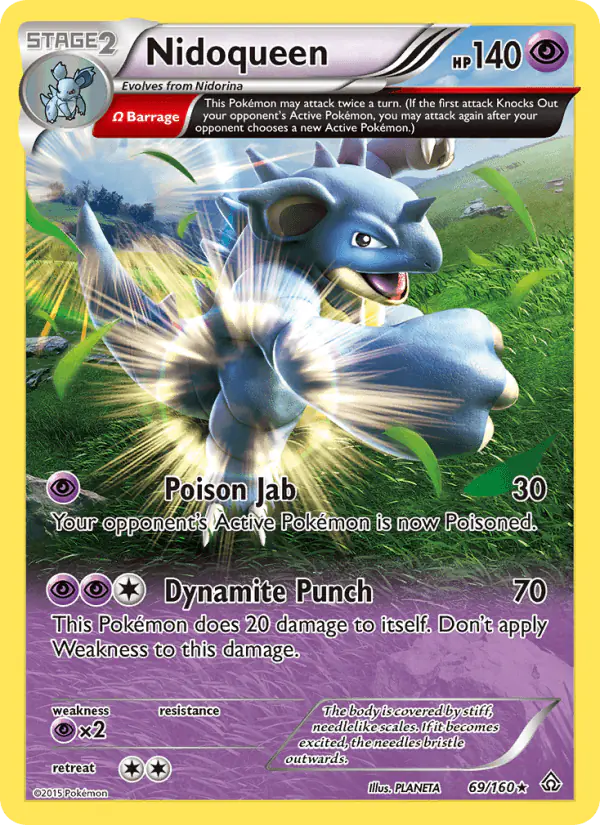 Carta Nidoqueen 69/160 de Primal Clash
