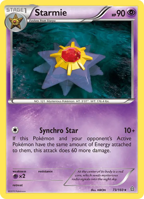 Carta Starmie 73/160 de Primal Clash