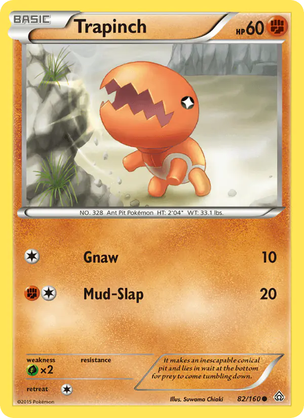 Carta Trapinch 82/160 de Primal Clash