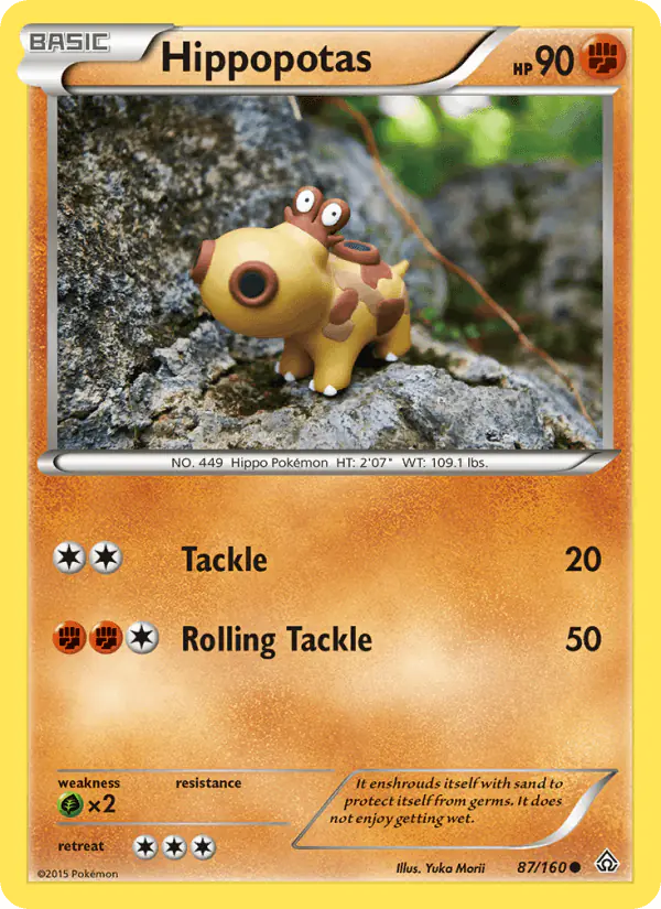 Carta Hippopotas 87/160 de Primal Clash