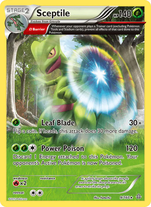 Carta Sceptile 9/160 de Primal Clash