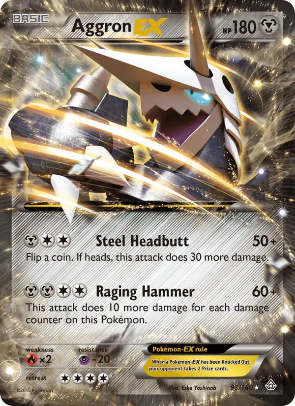 Carta Aggron EX 93/160 de Primal Clash