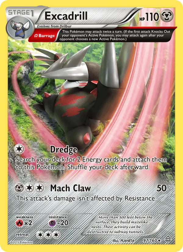 Carta Excadrill 97/160 de Primal Clash