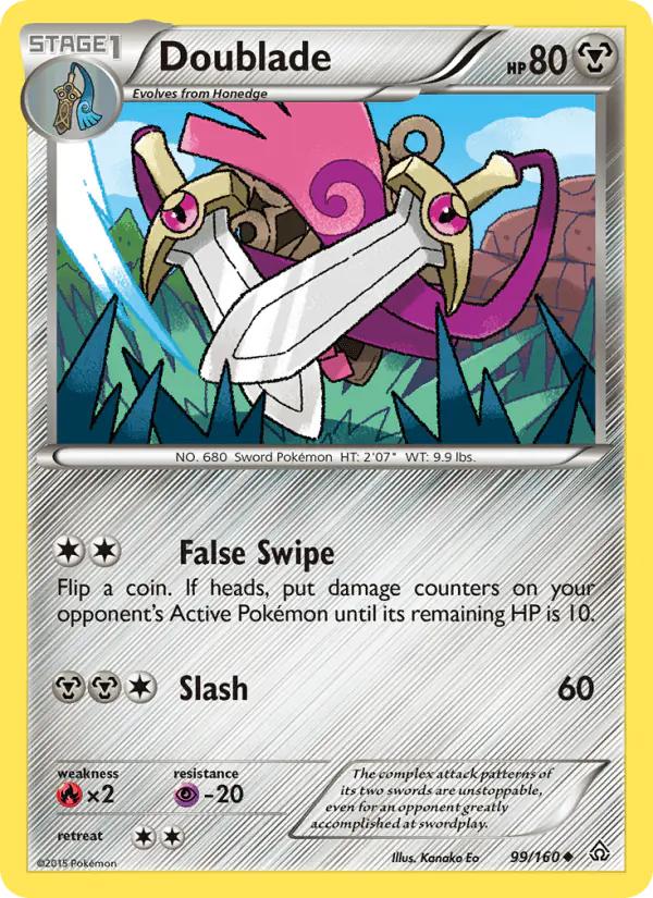 Carta Doublade 99/160 de Primal Clash