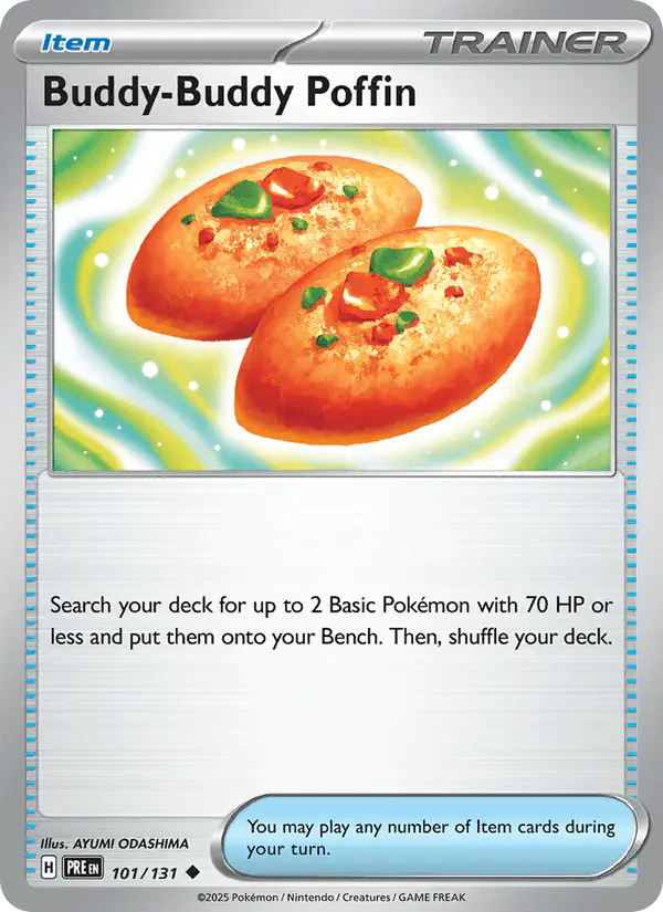 Carta Buddy-Buddy Poffin 101/131 de Prismatic Evolutions