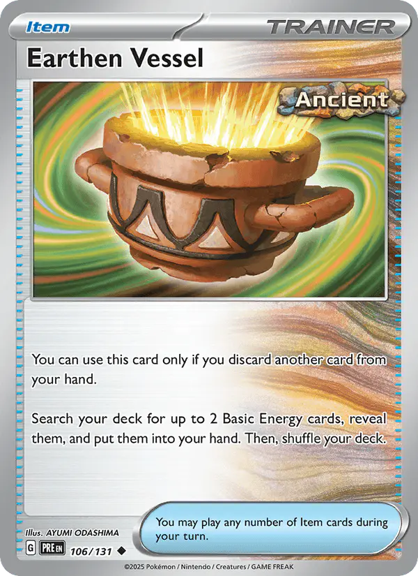 Carta Earthen Vessel 106/131 de Prismatic Evolutions