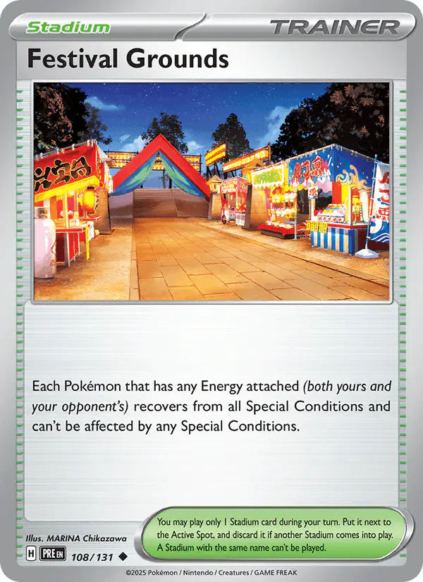 Carta Festival Grounds 108/131 de Prismatic Evolutions